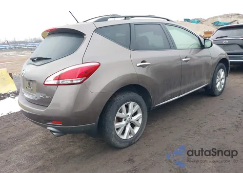 2012 Nissan Murano Sl from USA, damaged, VIN JN8AZ1MW9CW230883